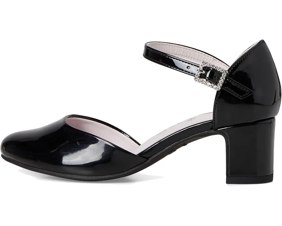 Детские туфли-лодочки Nina Kids Macey с прямым каблуком и кристальной пряжкой