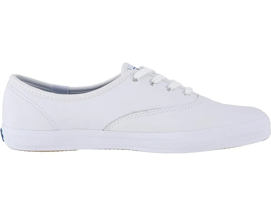 Кожаные кроссовки Keds Champion Leather Lace Up на резиновой подошве