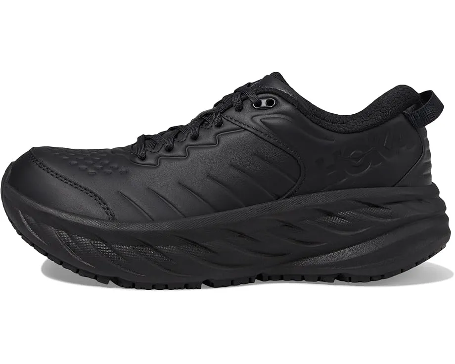 Кроссовки Hoka Bondi Slip Resistant с максимальной амортизацией и водостойкой кожей