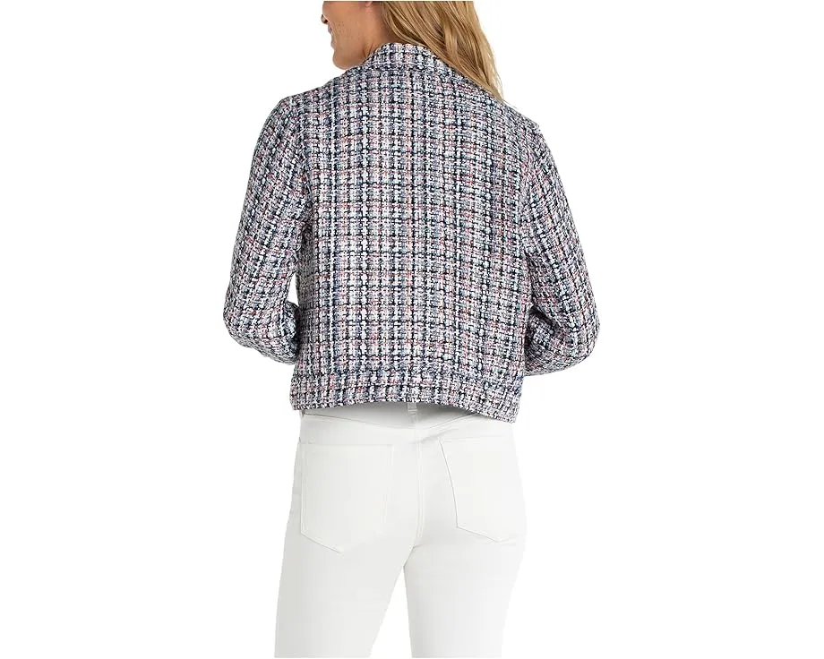 Жакет Liverpool Los Angeles в клетку из букле с накладными карманами