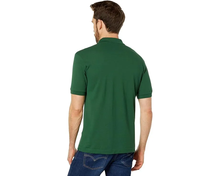 Поло Lacoste с коротким рукавом из пике классического кроя