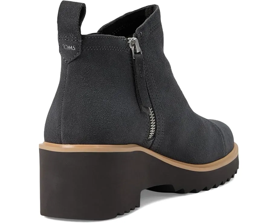 Ботинки TOMS Maude на платформе из замши с боковой молнией