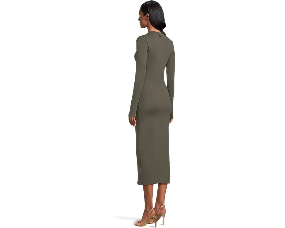 Платье Prana Lotus Midi с длинным рукавом и приталенным силуэтом