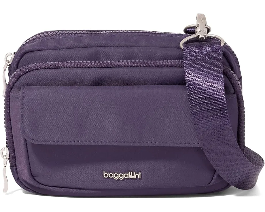 Кроссбоди Baggallini Modern Double Zip с RFID защитой