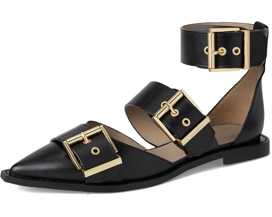 Туфли AllSaints Sutton с крупными пряжками и заостренным носком