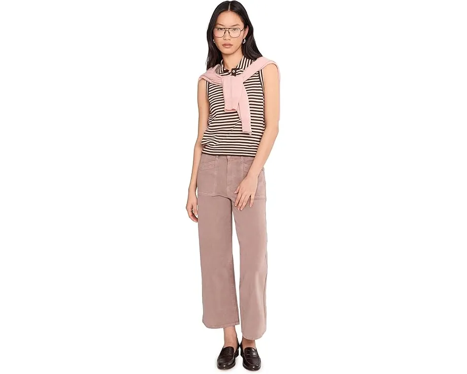 Джинсы Anessa с накладными карманами Quincy в цвете Cream Cloud от Paige