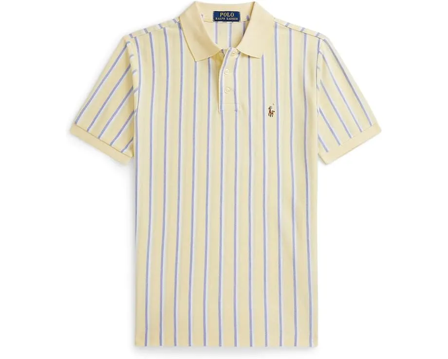 Поло Polo Ralph Lauren из оксфордской сетки в полоску для детей старшего возраста