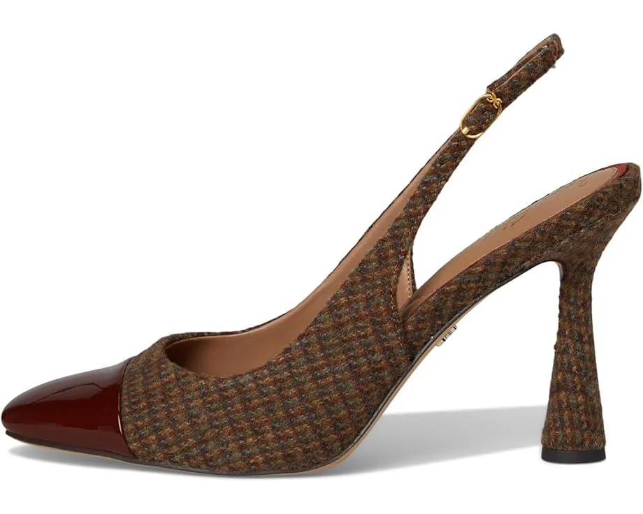 Босоножки на каблуке Sam Edelman Essa с квадратным носком и расклешенным каблуком