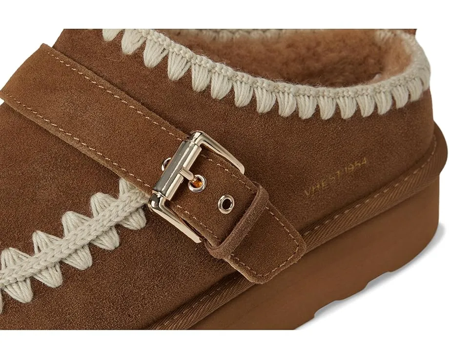 Слипоны Close с подкладкой из искусственного меха и замшевым верхом