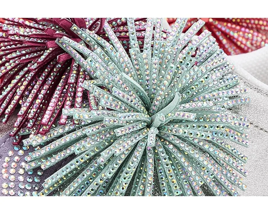 Детские кеды Kurt Geiger London Laney Fringe с бахромой на липучке