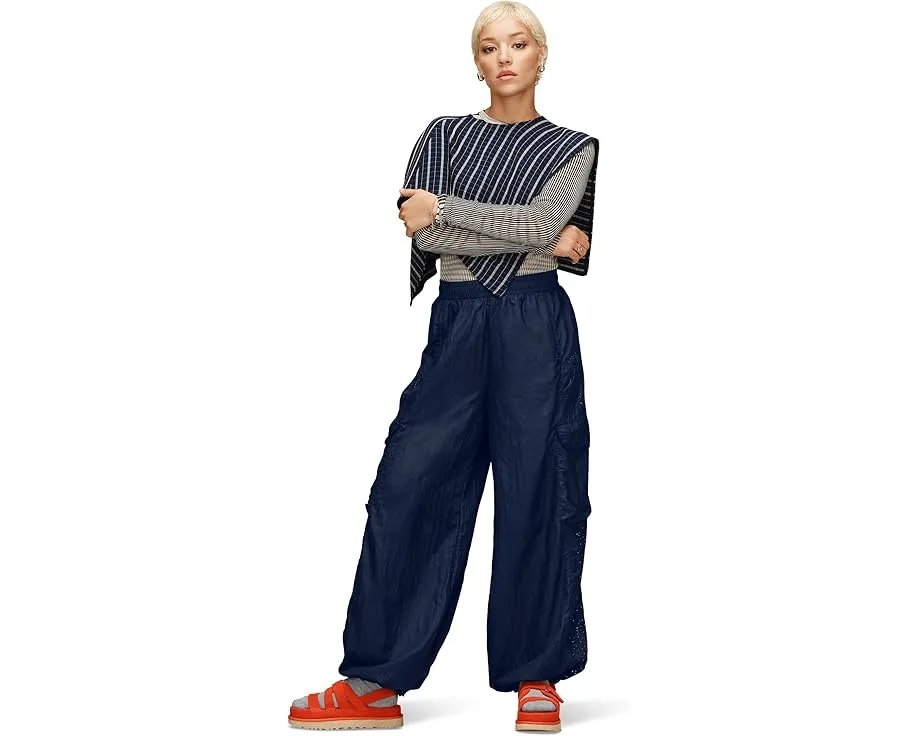 Широкие брюки Giavanni Balloon Cargo Pant с накладными карманами и полупрозрачными вставками