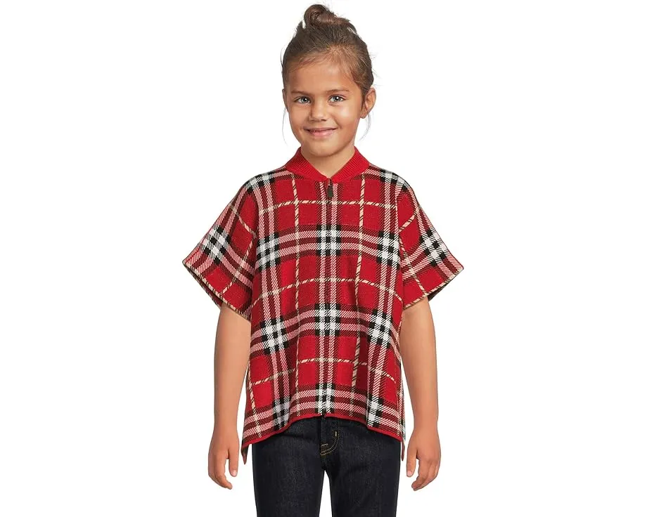 Детская накидка Grela Check Cape от Burberry Kids с клетчатым принтом