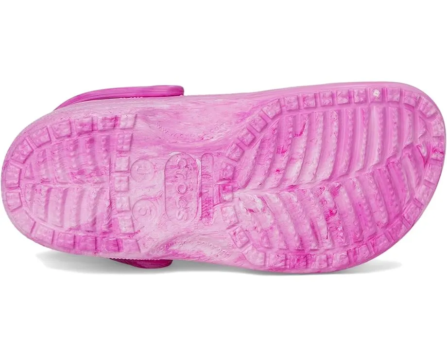 Crocs Classic Marbled Tie-Dye Clogs детские сабо в технике тай-дай