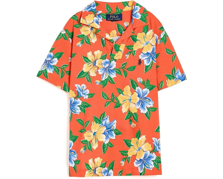 Футболка поло Polo Ralph Lauren Floral Print Cotton Jersey для детей