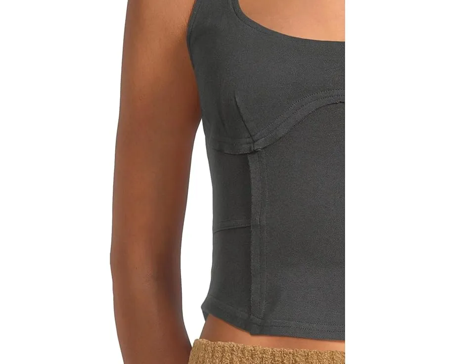 Топ UGG Lennox с корсетным стилем и вышитым логотипом