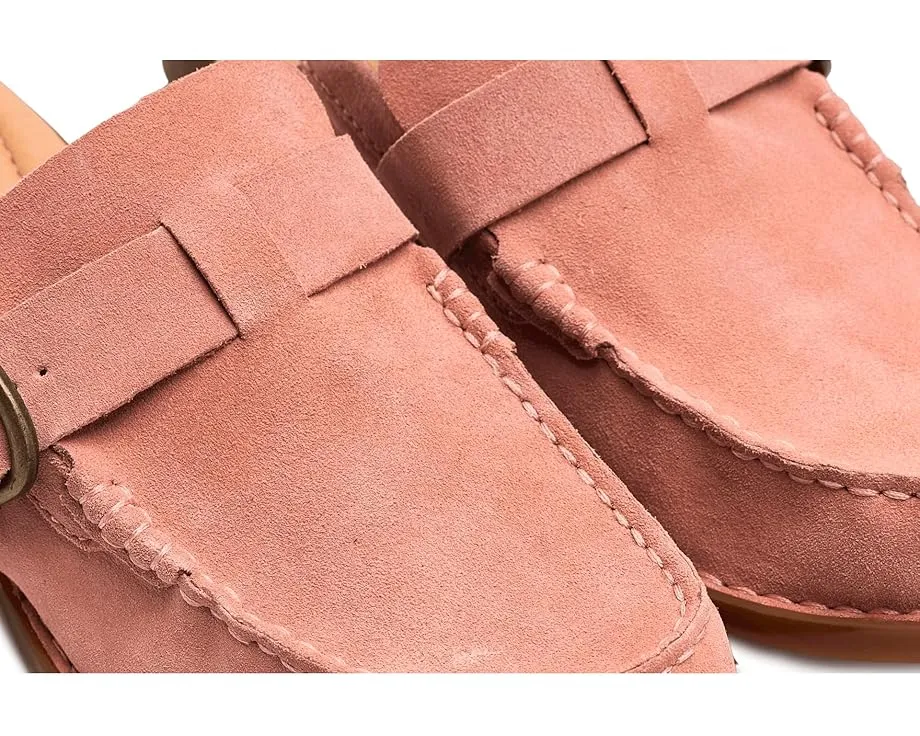 Мюли-лоферы Born Meg из мягкой замши с пряжкой