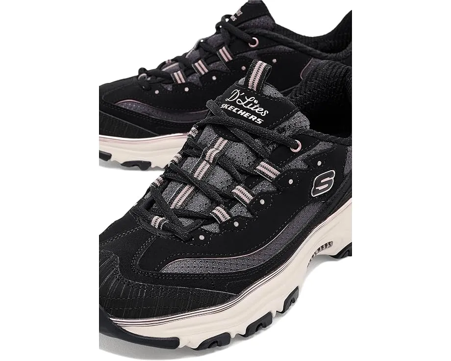 Кроссовки Skechers D'Lites Chrome Wave с хромированной отделкой