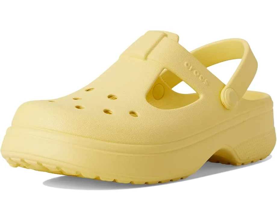Детские кроксы Crocs Classic Mary Jane с ремешком в классическом стиле