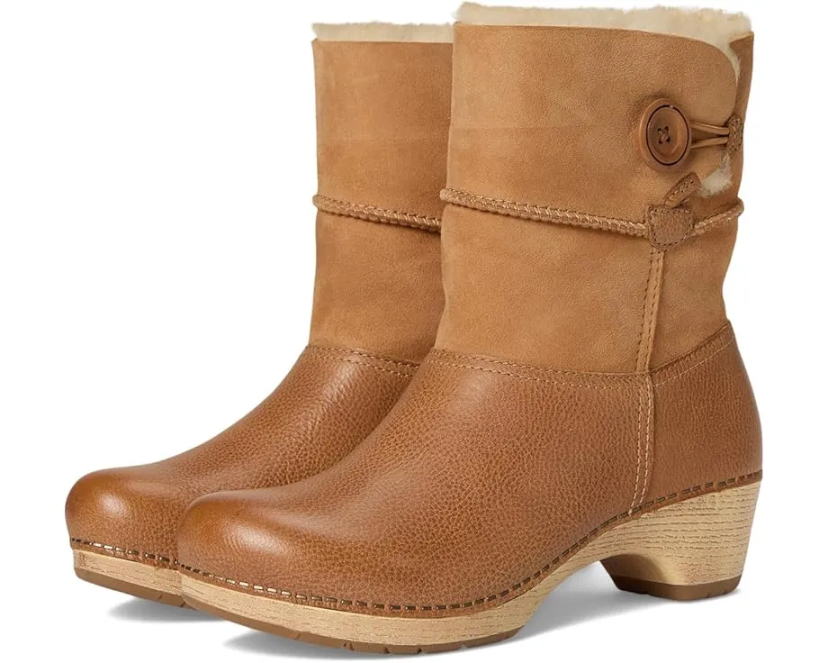 Зимние сапоги Dansko Lillith из замши с овчиной