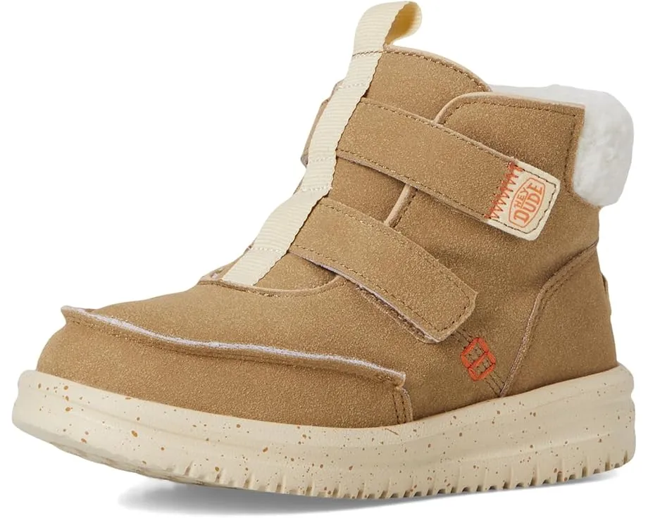 Ботильоны Bradley Cozy от Hey Dude Kids с искусственным мехом и липучками