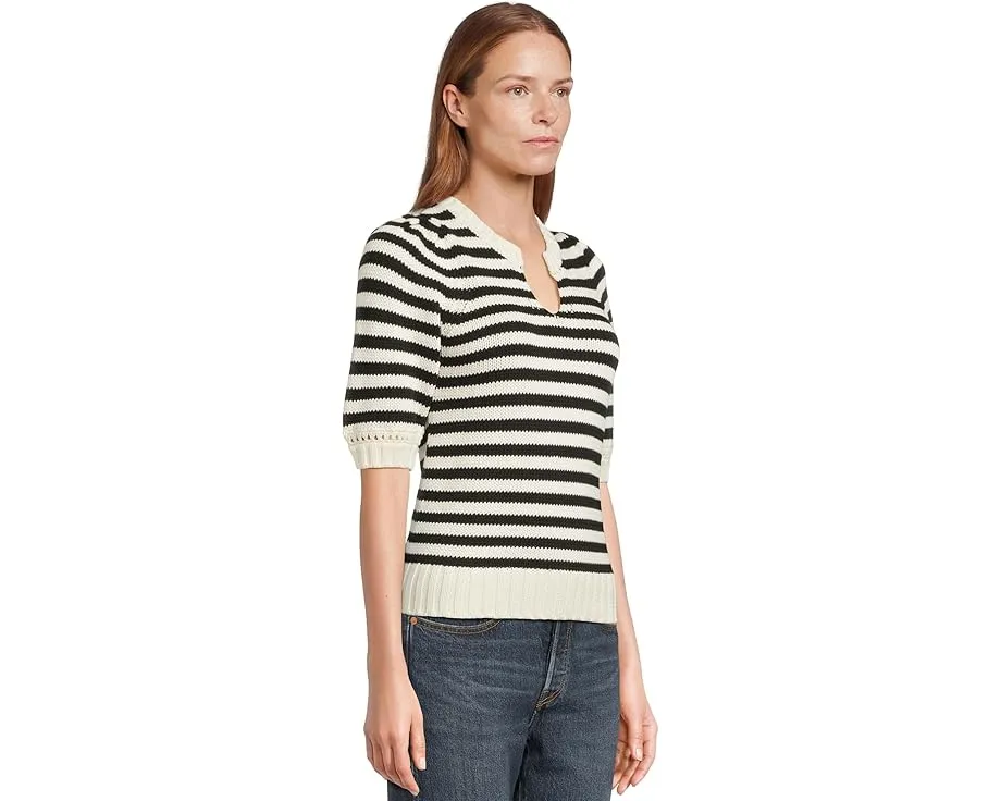 Michael Stars Rosanna полосатый свитер с пышными рукавами