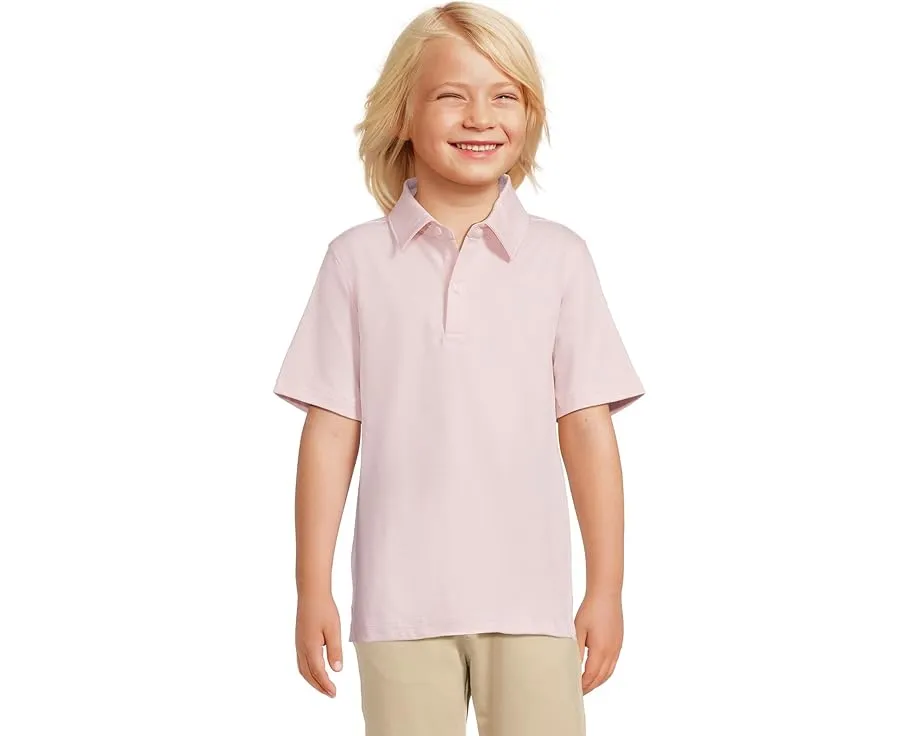 Поло Johnston & Murphy Kids с микро-полоской и эластичной тканью