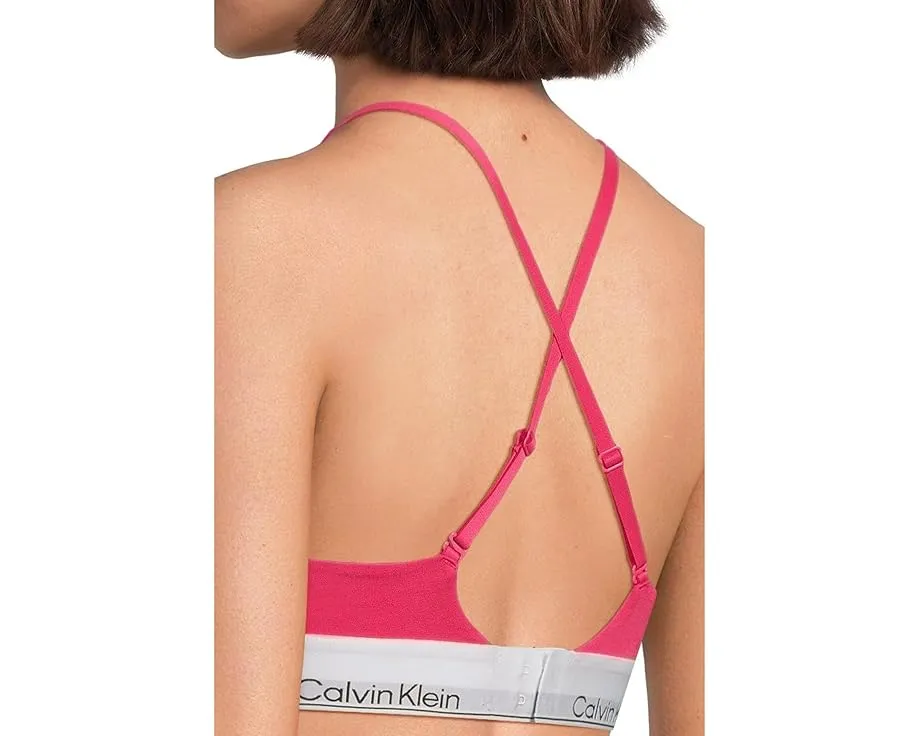 Бралетт Calvin Klein Underwear Icon из хлопка и модала с легким уплотнением