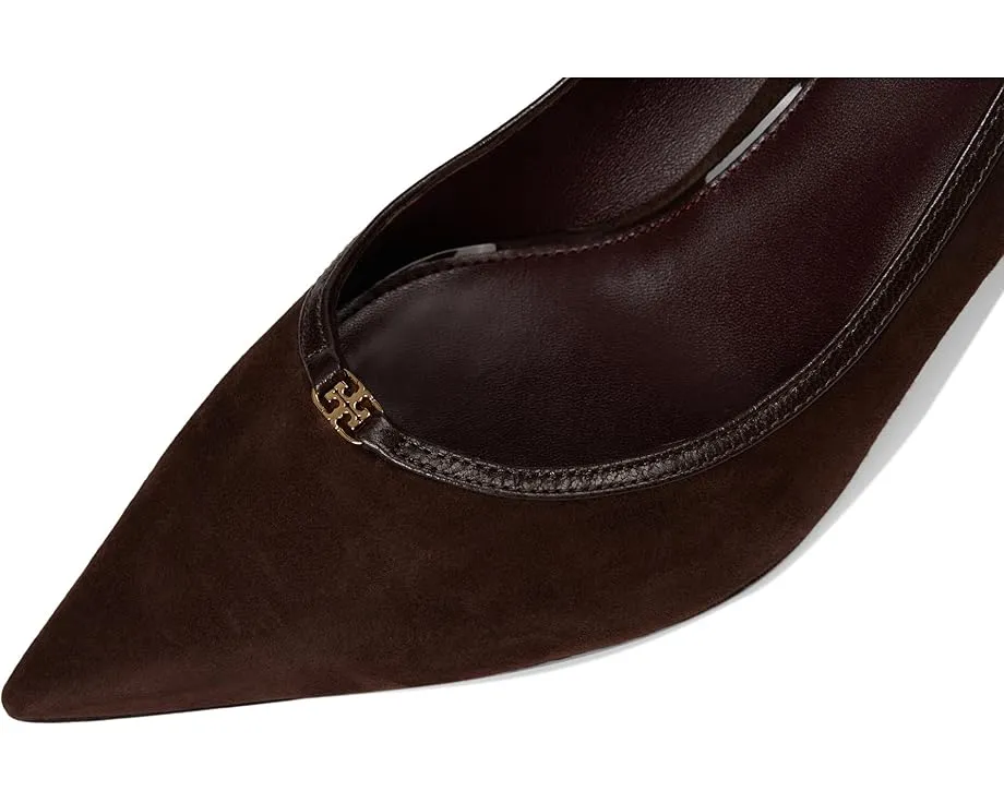 Туфли лодочки Tory Burch Double T Buckle на каблуке 80 мм с застежкой на пряжке
