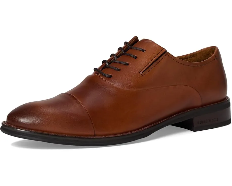 Кожаные оксфорды Tully Cap Toe с эластичной вставкой и каблуком