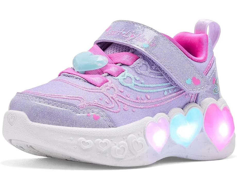 Кроссовки Skechers Enchanted Heart Lights 303266N для малышей с подсветкой и сердцем