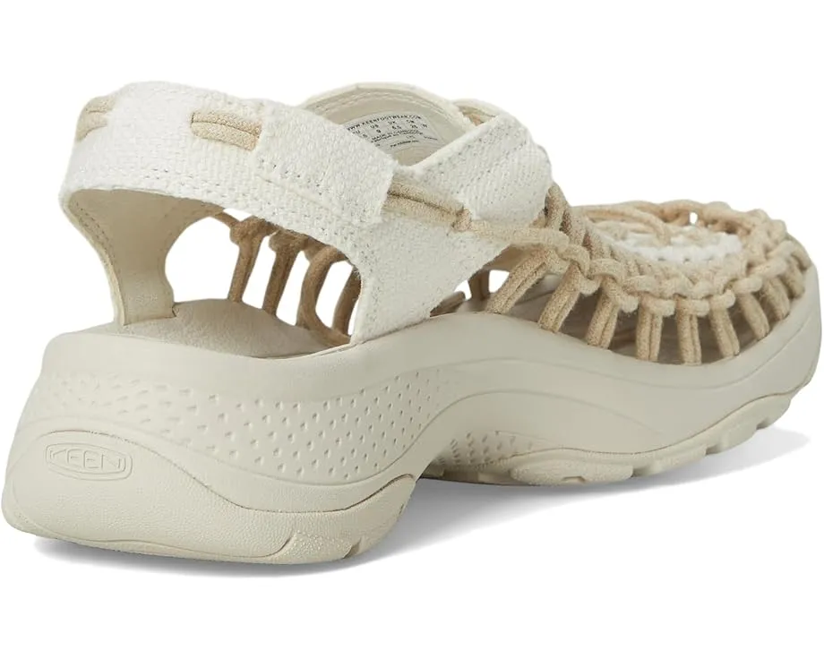 Сандалии KEEN Uneek Astoria Canvas с эластичными шнурками и пеной для амортизации