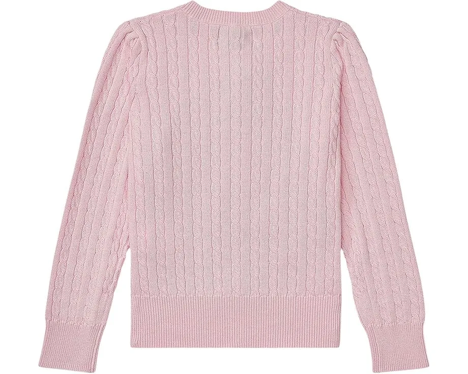 Кардиган Polo Ralph Lauren Kids из хлопка с рельефным узором для маленьких детей