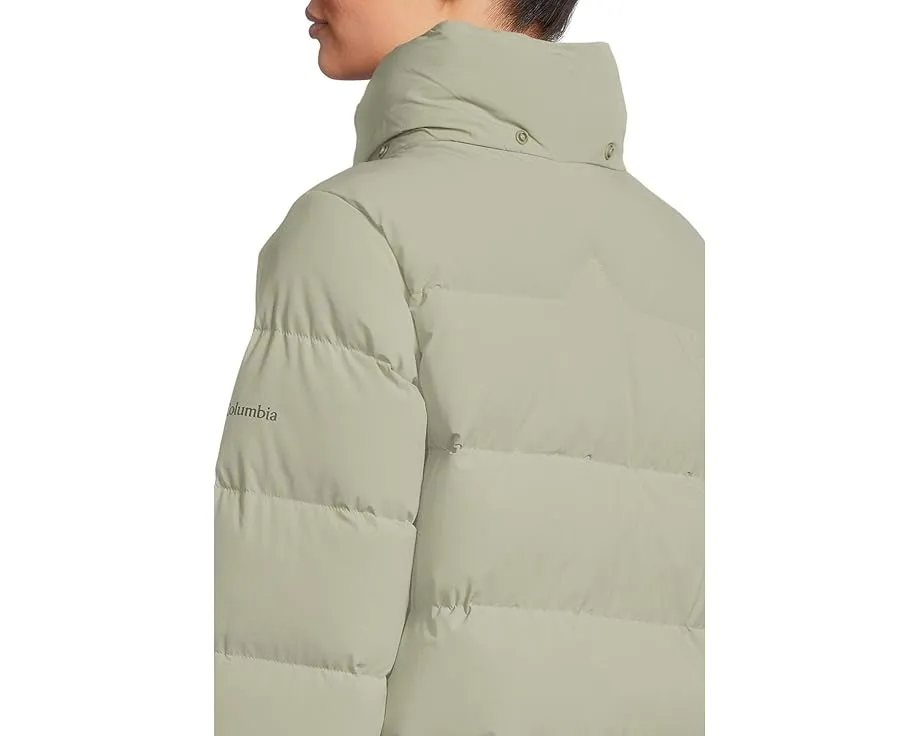 Куртка Columbia Amaze Puff Mid с капюшоном на пухе 650 и двухсторонней молнией