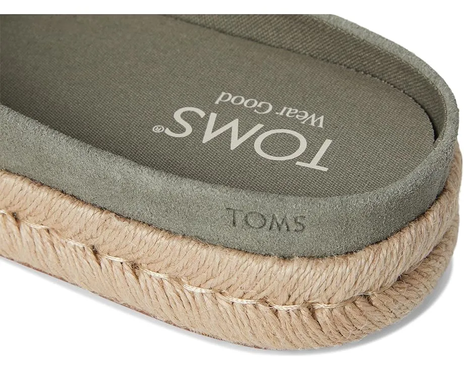 Мюли TOMS Santiago с верхом из замши и стелькой CloudBound