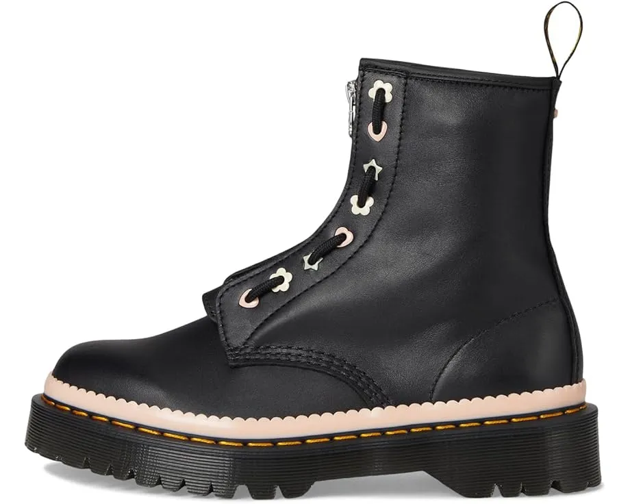 Ботинки 1460 Pascal Bex Front Zip от Dr. Martens с цветочным принтом и молнией спереди