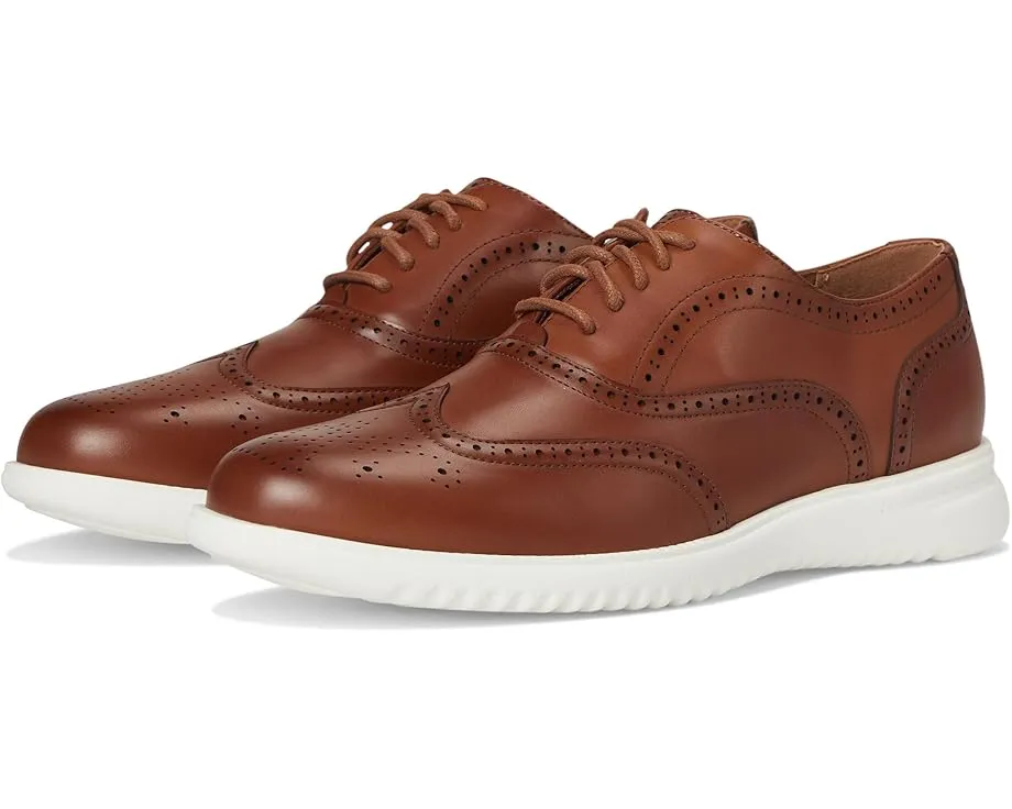 Кожаные оксфорды Nio Wing с перфорацией и удобной стелькой EVA