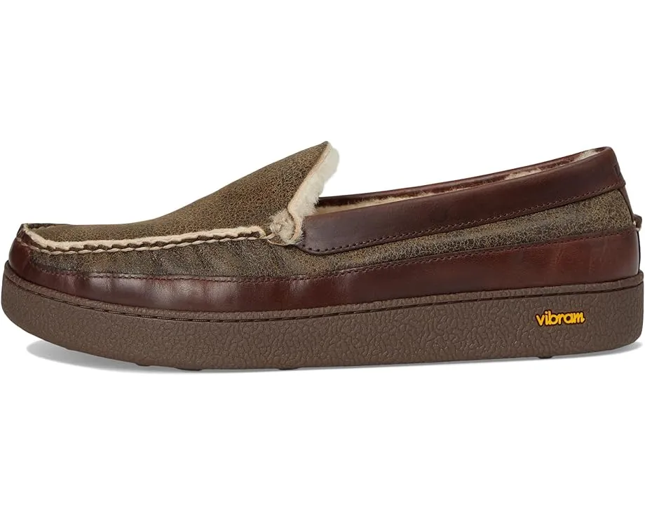 L.L.Bean Уютные тапочки Lodge Moc с овчиной и подошвой Vibram в стиле мокасин