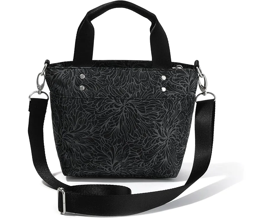 Мини-сумка тоут Baggallini Carryall с отстегивающимся ремнем и карманами