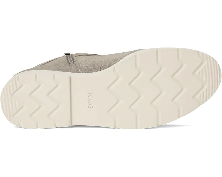 Ботильоны TOMS Marlow из замши с клиновидным каблуком и декоративной перемычкой