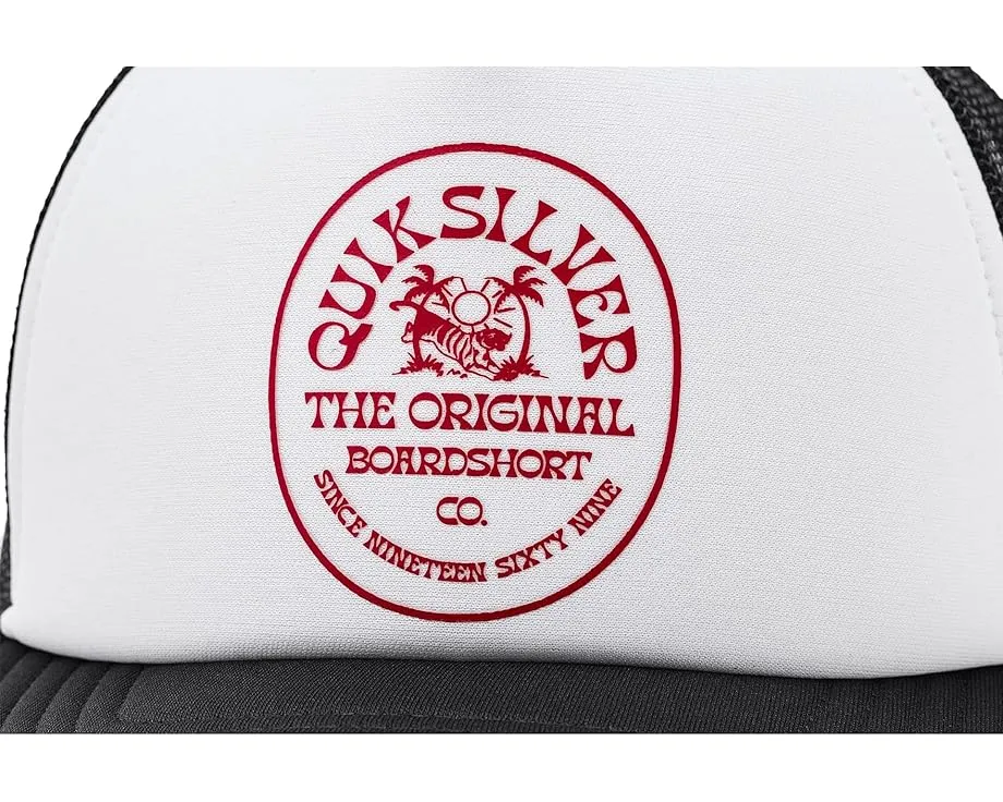 Кепка Quiksilver Crest с панельным дизайном и принтом для уверенного стиля