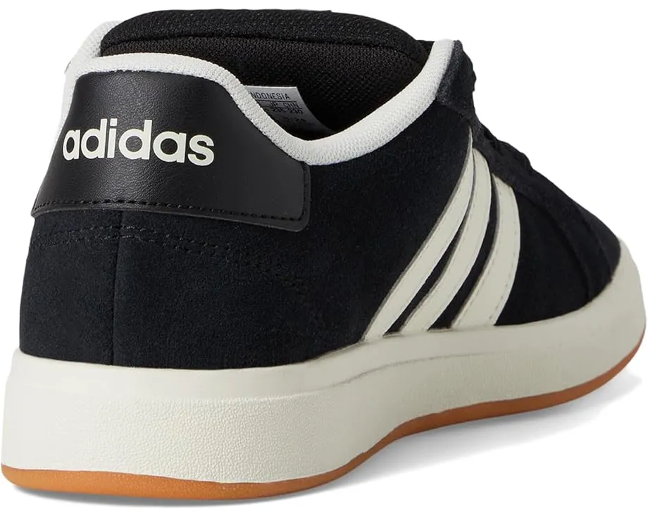 Кроссовки Adidas Grand Court 00S из замшевой кожи с пухлым язычком для детей