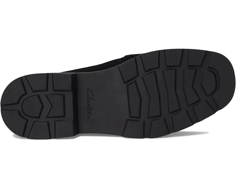 Лоферы Clarks Lauryl Step из замши с эластичной вставкой и стелькой Ultimate Comfort