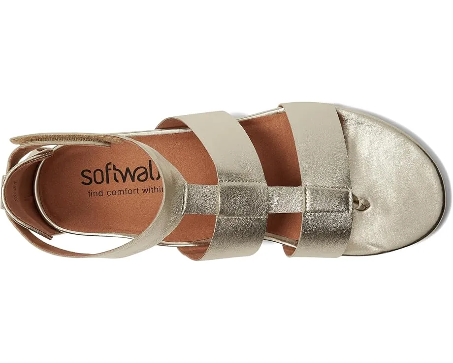 Сандалии SoftWalk Cabo с кожаным верхом и застежкой на липучке