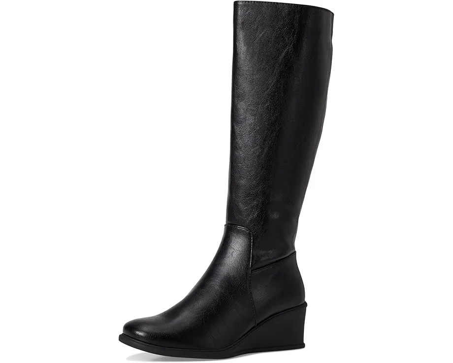 Ботинки Roma до колена с клиновидным каблуком и легкой конструкцией