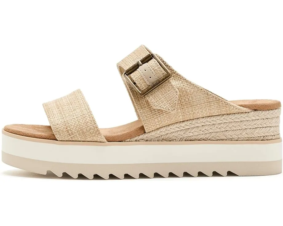 Босоножки-мюли TOMS Diana Mule Buckle на платформе с пряжкой