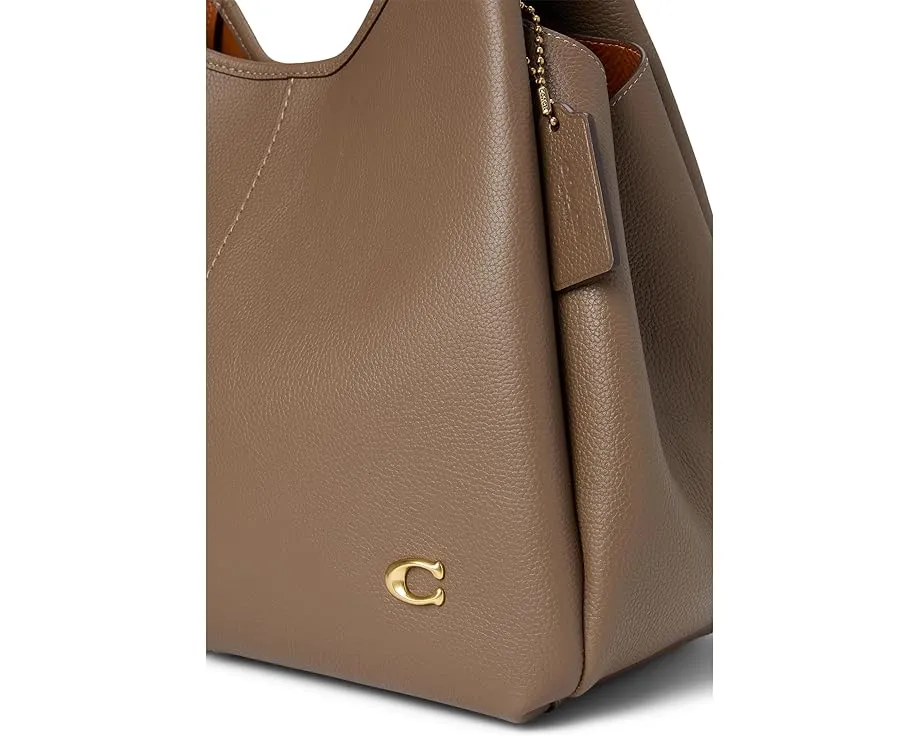 Сумка через плечо COACH Polished Pebble Leather Lana из полированной кожи