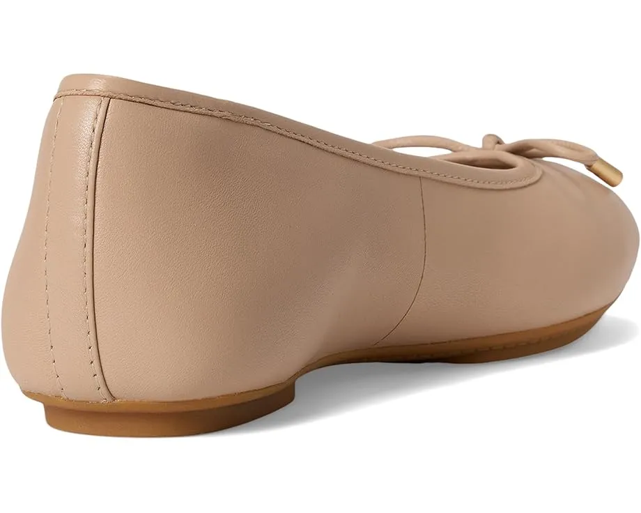 Балетки FitFlop Delicato Bow из мягкой кожи с квадратным носком