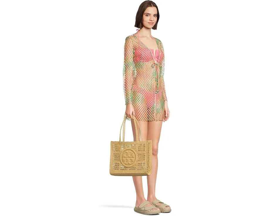 Туника BECCA Mirage из сетки с ракушками на завязках