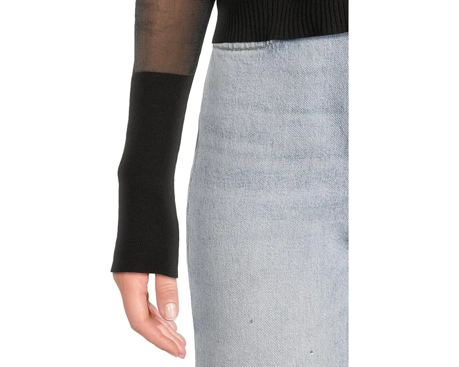 Free People Топ Night After Night с квадратным вырезом и длинным рукавом