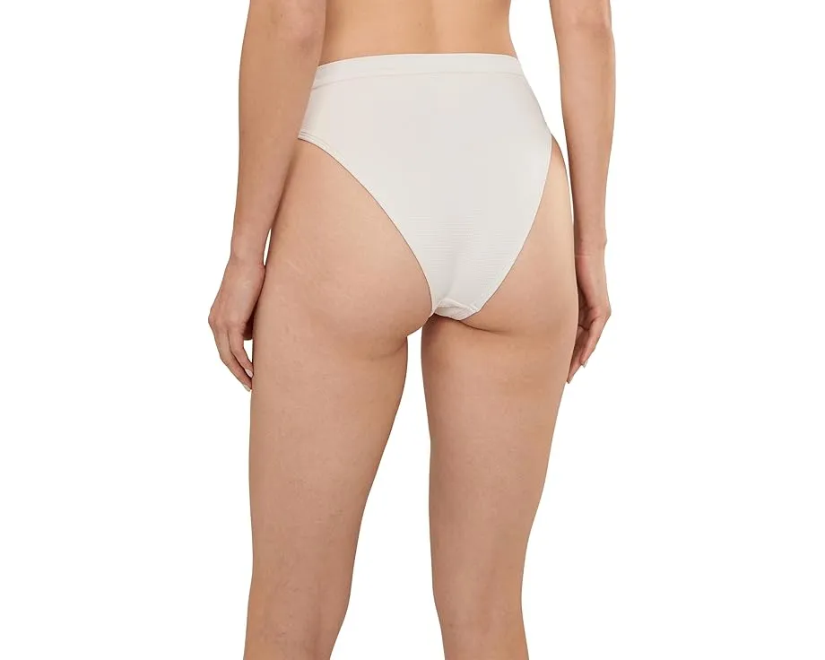 Бикини L*Space Frenchi Bottoms Bitsy с высокой талией и текстурированной пике тканью